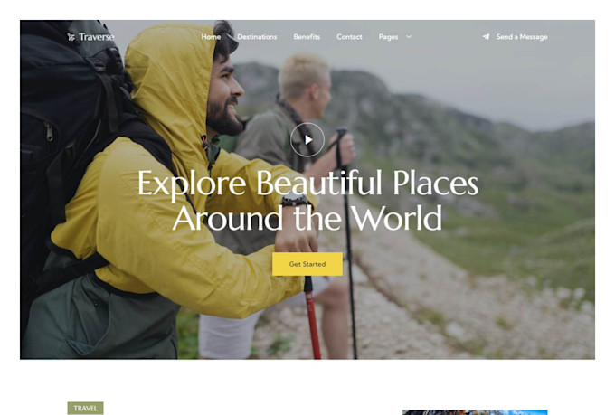 create wordpress website, responsive website, business website